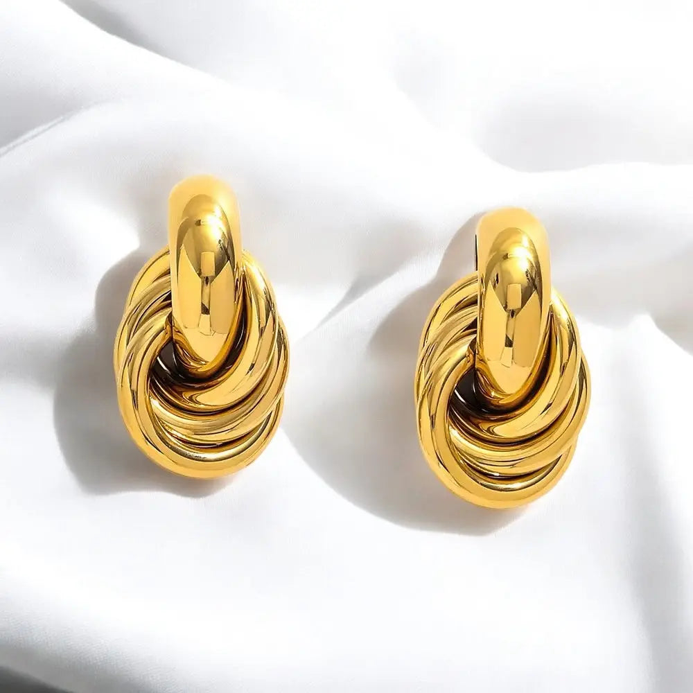 Statement Interlocking Earrings dÉsirer dÉsirer