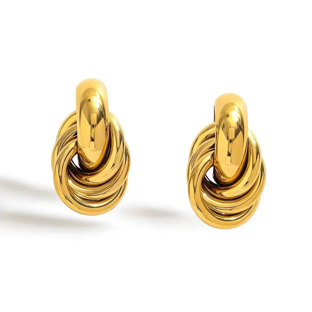 Statement Interlocking Earrings dÉsirer dÉsirer