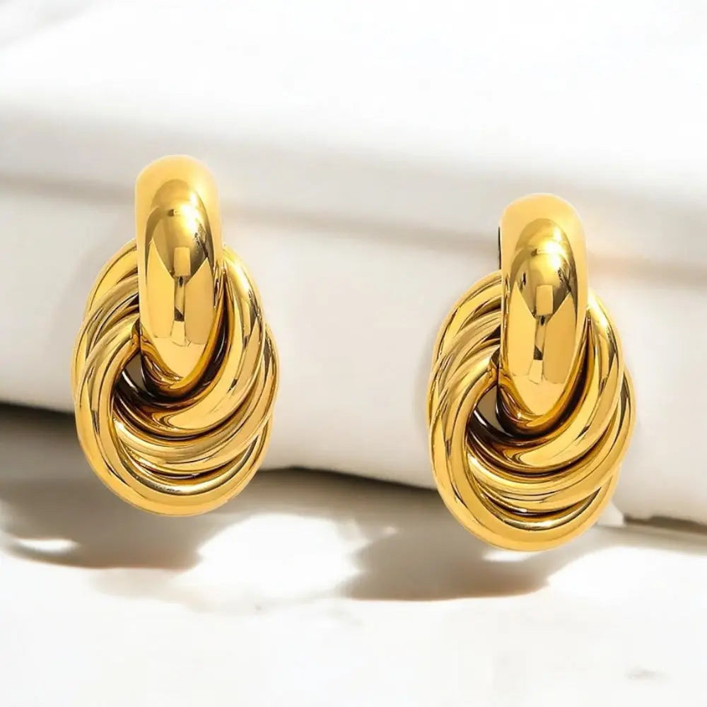 Statement Interlocking Earrings dÉsirer dÉsirer