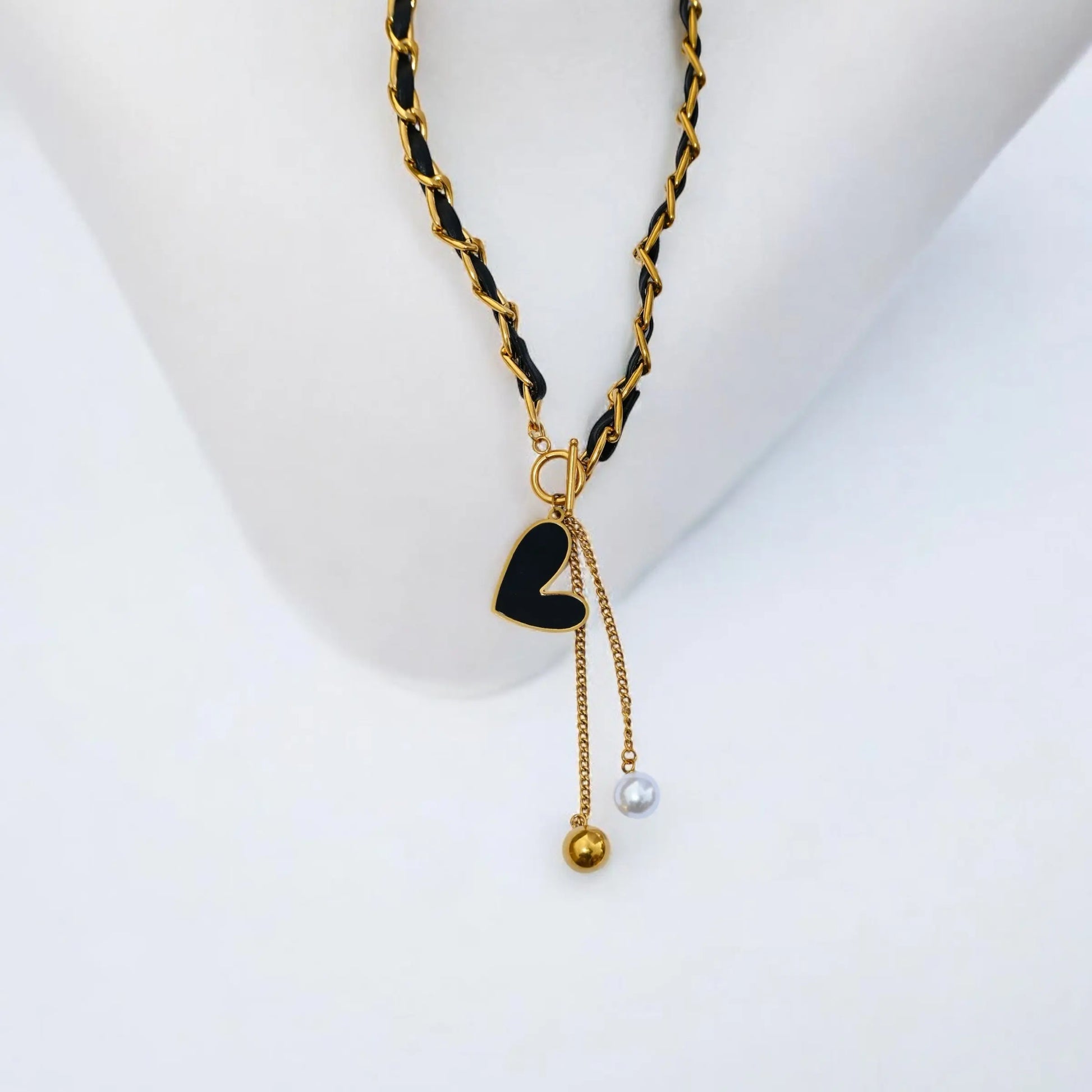 Gold Irregular Heart Pendant Necklace dÉsirer dÉsirer
