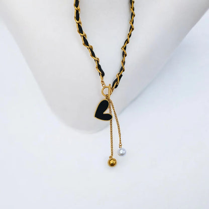 Gold Irregular Heart Pendant Necklace dÉsirer dÉsirer