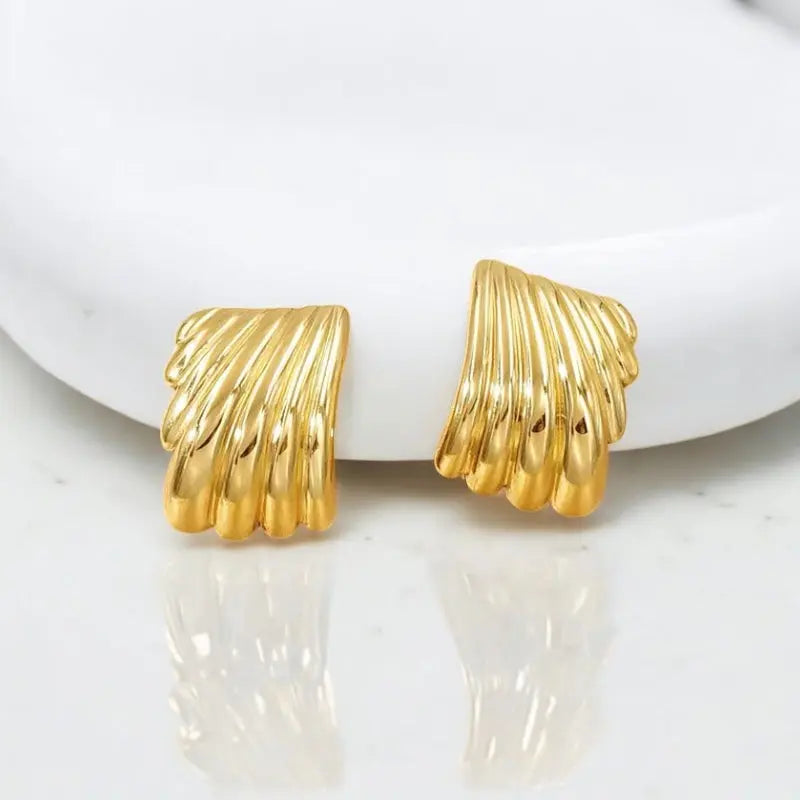Gold Wing Stud Earrings dÉsirer dÉsirer