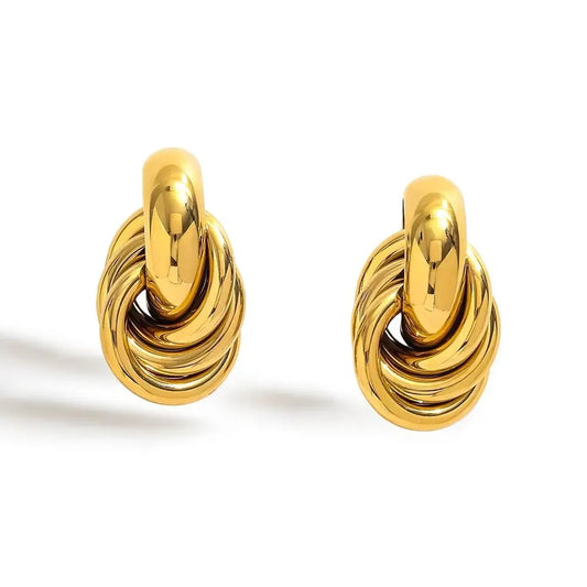 Statement Interlocking Earrings dÉsirer dÉsirer