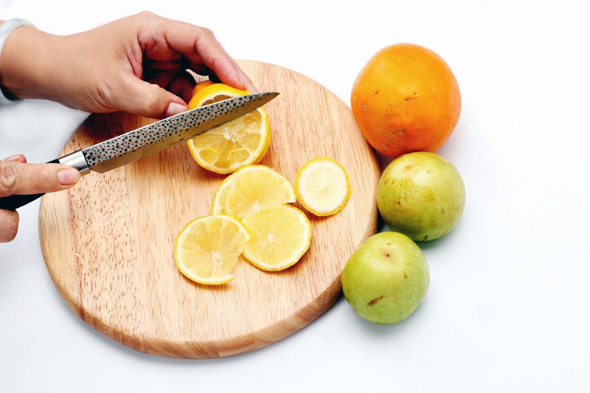 Embossed Hammered Blades 3 Piece Knife Set DC-SiliSlick® dÉsirer