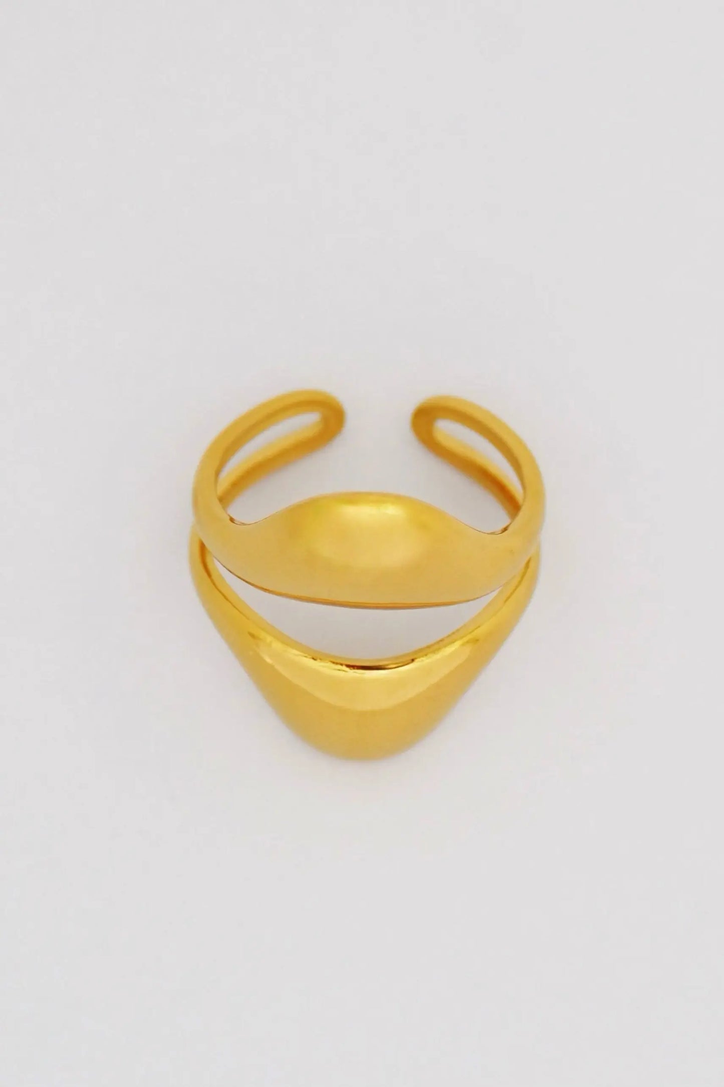 Gold Adjustable Stone Ring dÉsirer dÉsirer