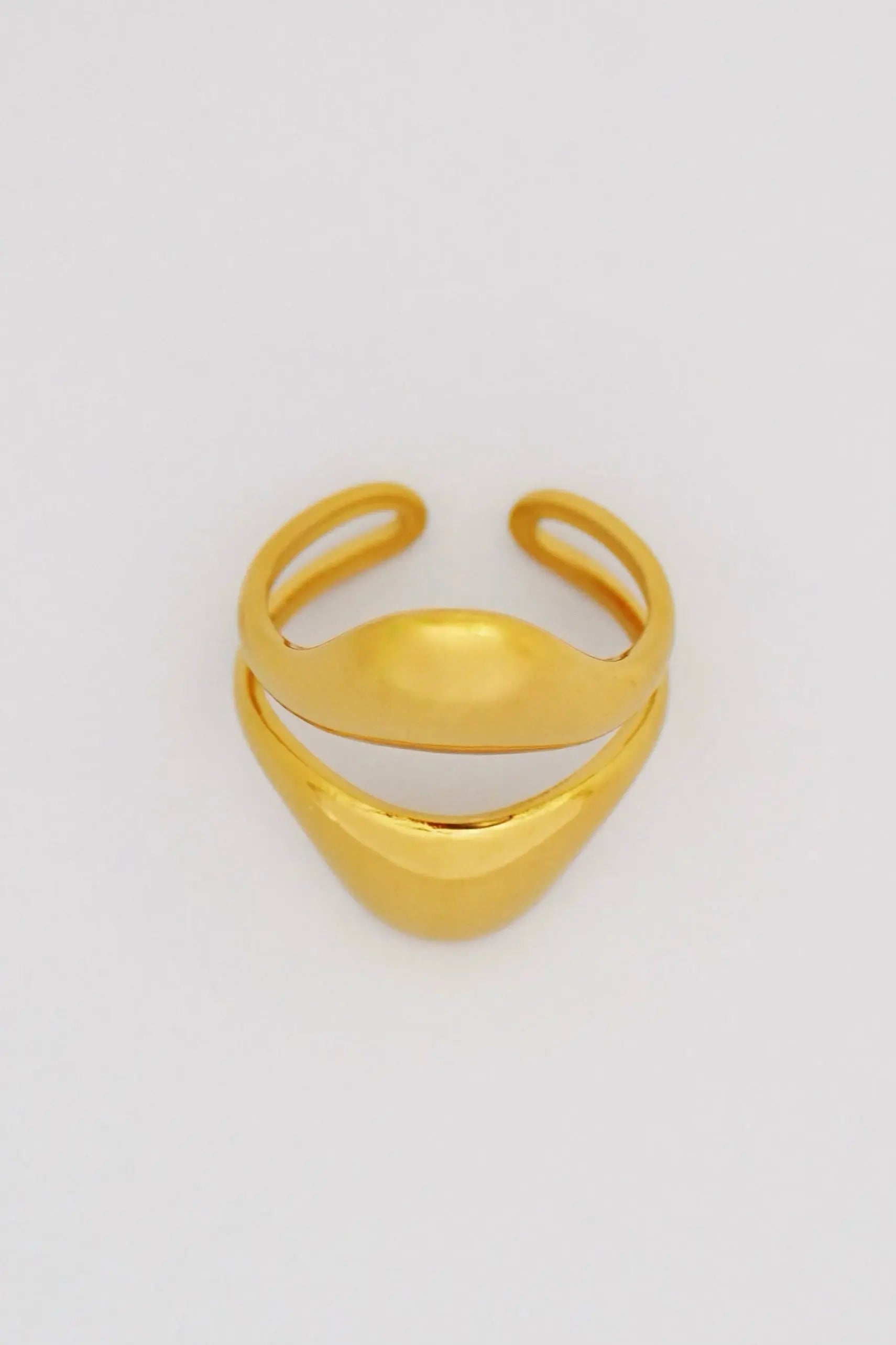 Gold Adjustable Stone Ring dÉsirer dÉsirer