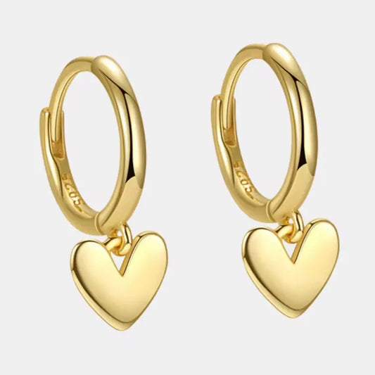 Heart hoop earrings dÉsirer dÉsirer