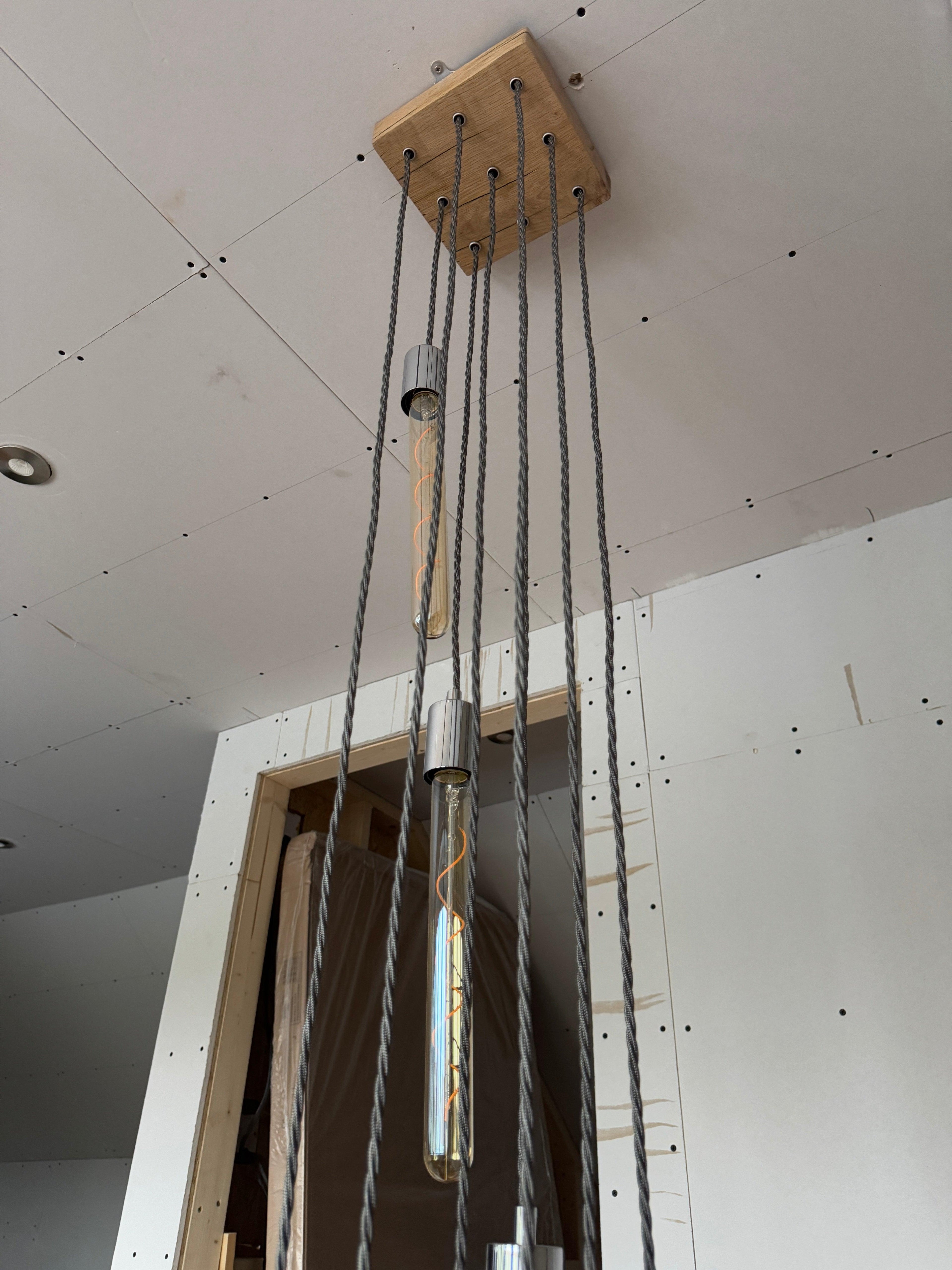 Cascade Chandelier Square 9 bulbs MooBoo Home dÉsirer