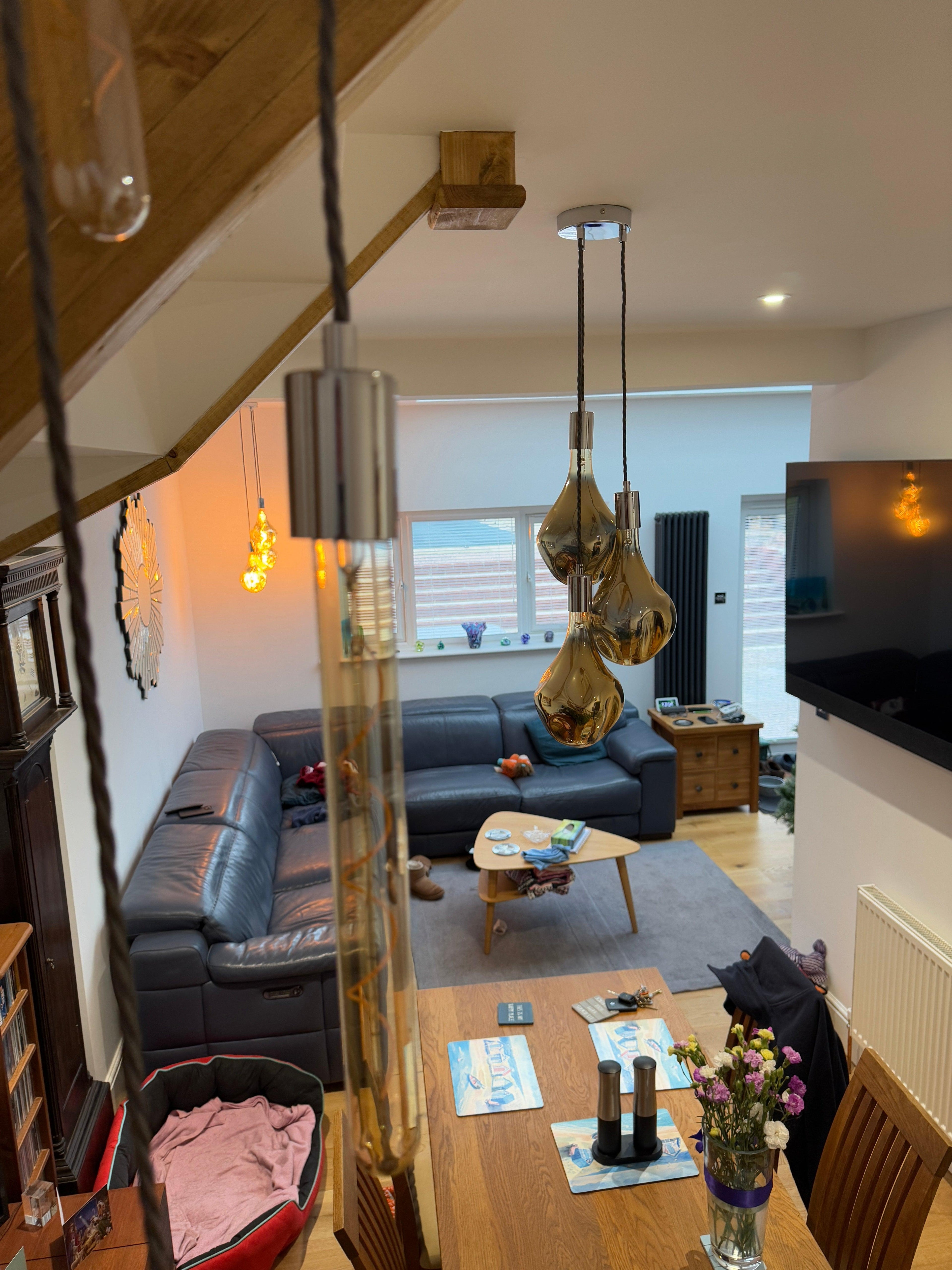 Cascade Chandelier Square 9 bulbs MooBoo Home dÉsirer