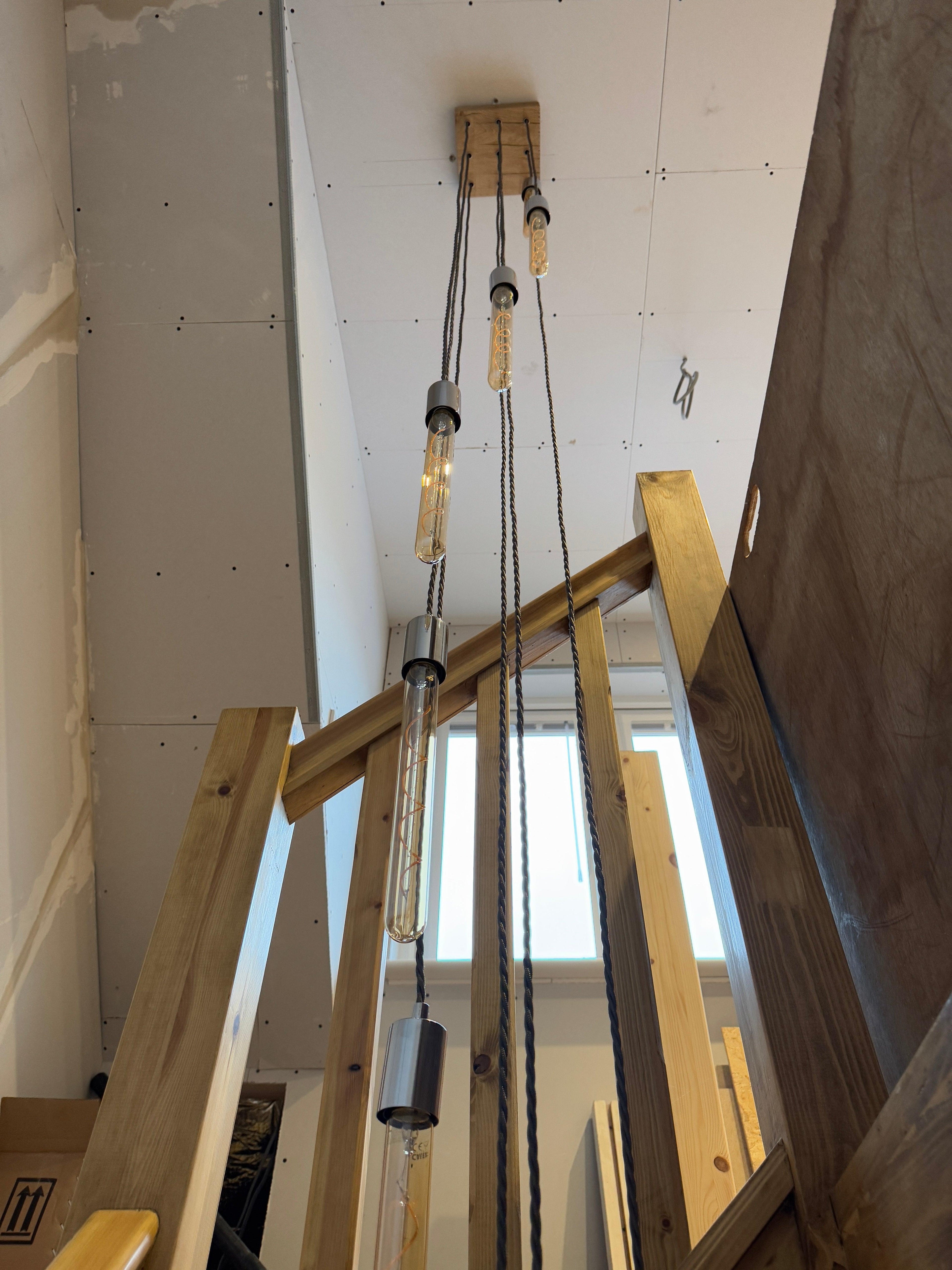 Cascade Chandelier Square 9 bulbs MooBoo Home dÉsirer