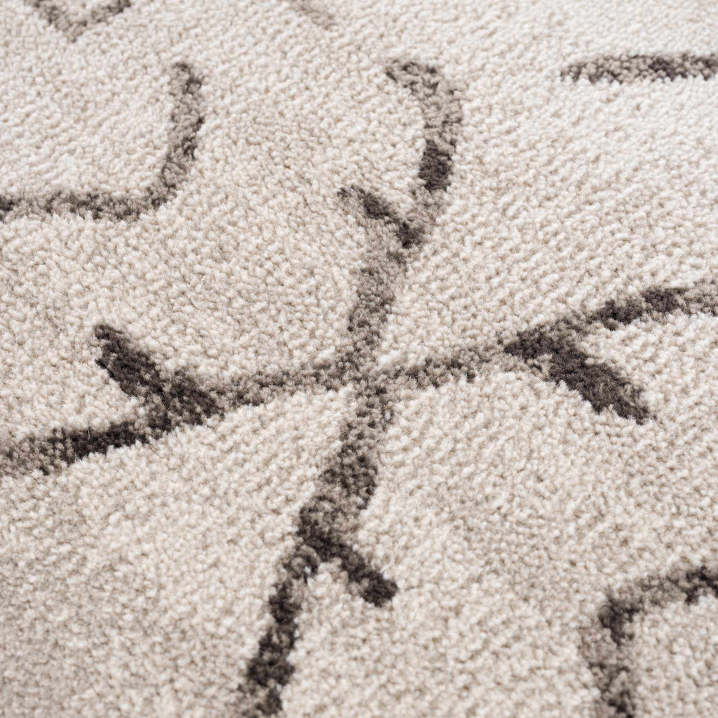 Azzan Cream & Charcoal Area Rug DC-Hauteloom dÉsirer