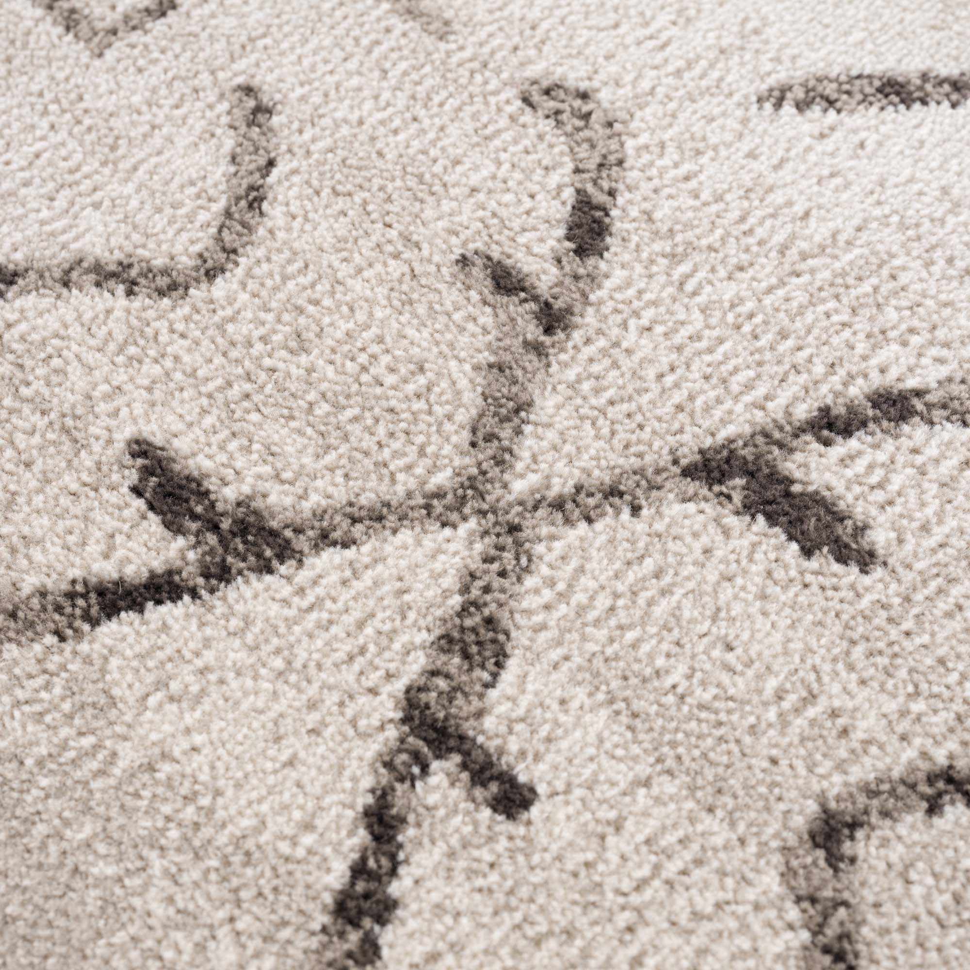 Azzan Cream & Charcoal Area Rug DC-Hauteloom dÉsirer