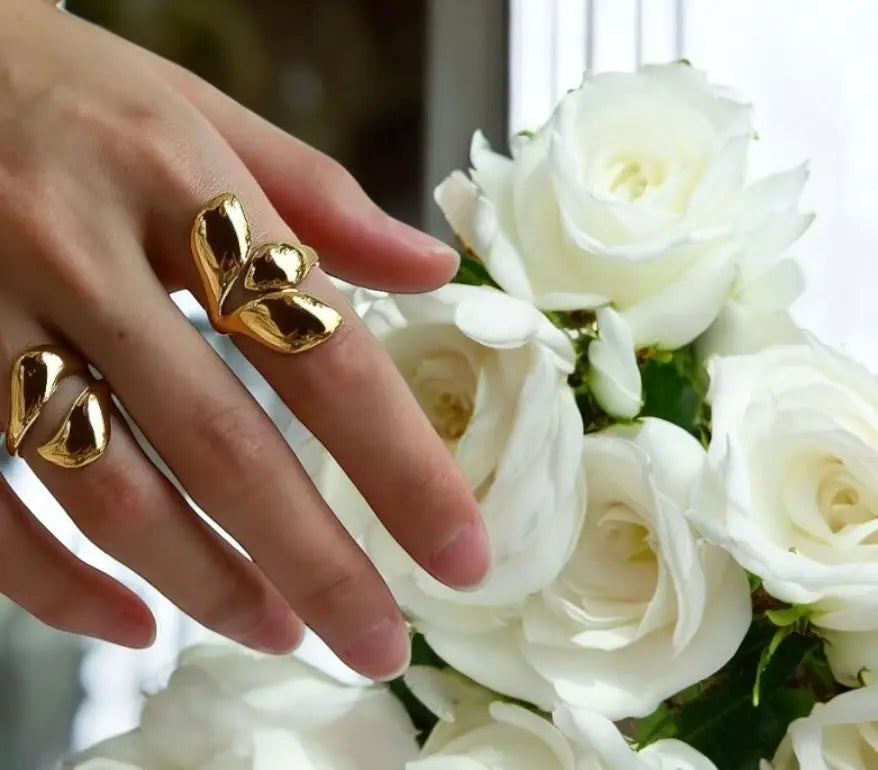 Geometric shape ring adjustable dÉsirer dÉsirer