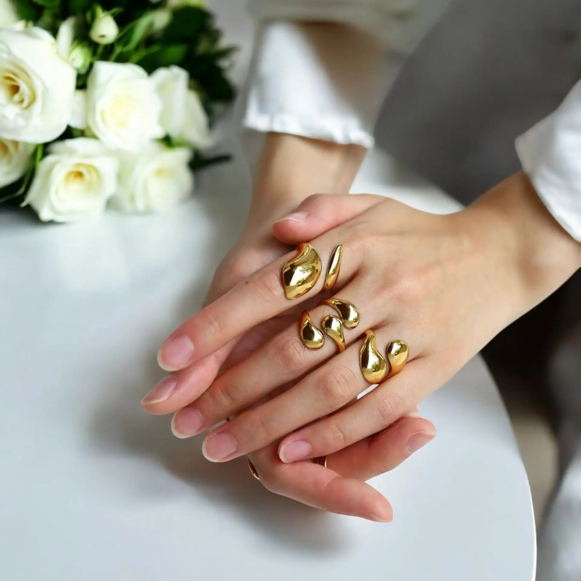 Chunky irregular adjustable ring dÉsirer dÉsirer