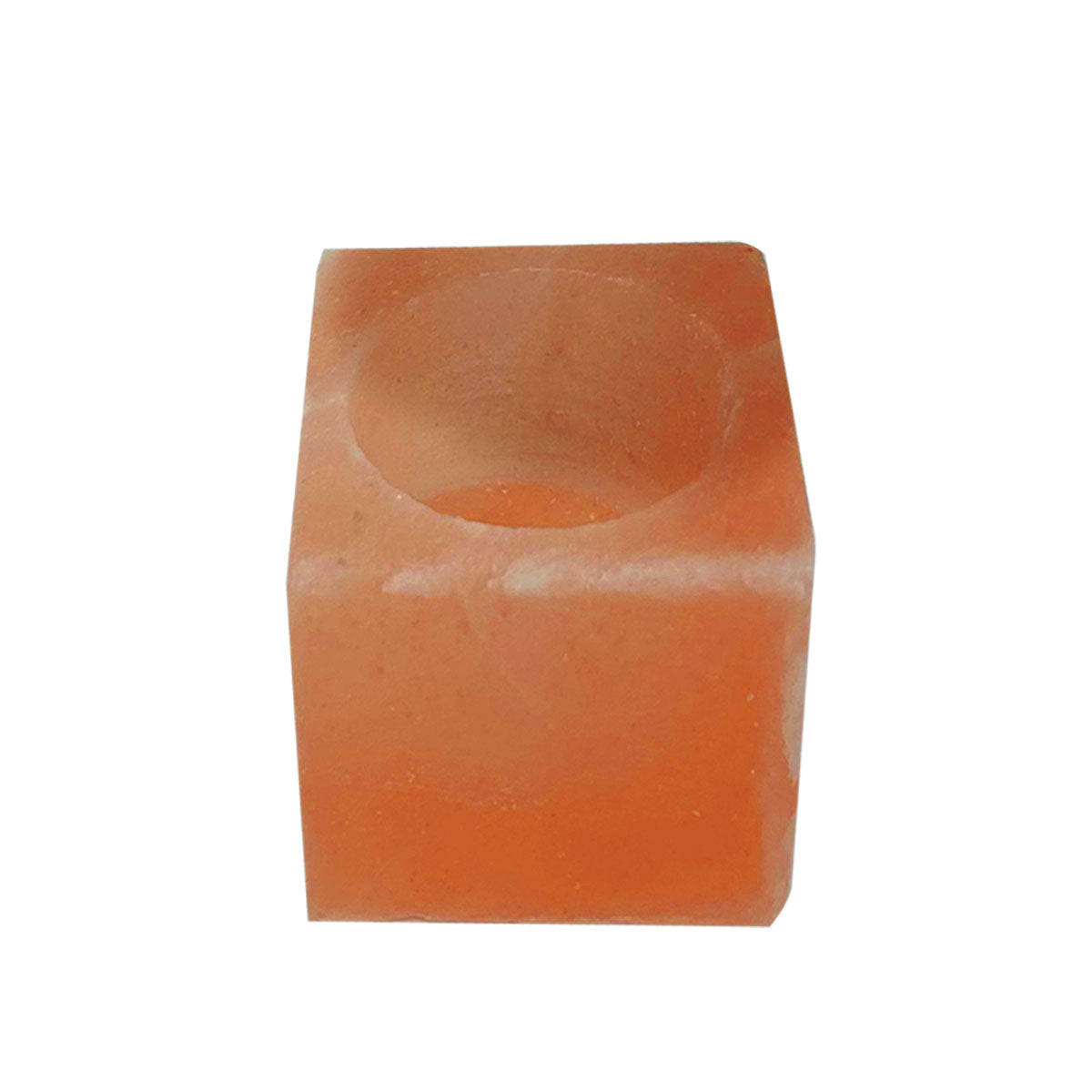 Himalayan Pink Salt Tea Light Holder by Pride of India – Salt Candle Holder – Room Décor Item – Great for Creating an Ambiance – Ideal for Home & Spa Uses – Natural Shape DC-Pride India Brands dÉsirer