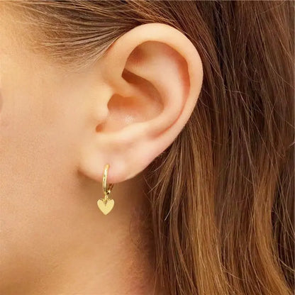 Heart hoop earrings dÉsirer dÉsirer