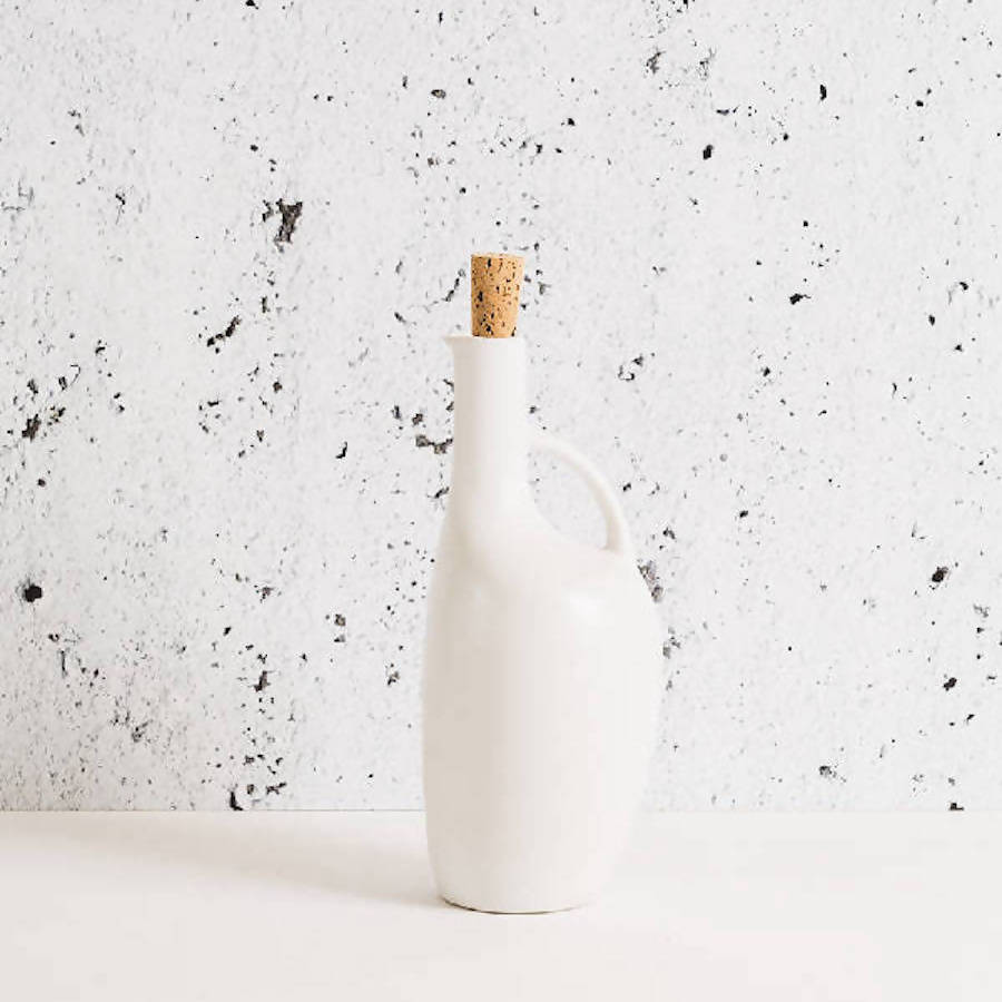 Stoneware Olive Oil Bottle | Canard 34oz DC-Powered by People dÉsirer