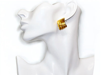 Gold Wing Stud Earrings dÉsirer dÉsirer